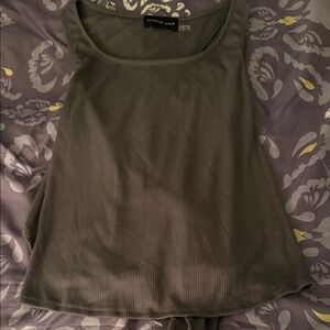 Mustard Seed Charcoal Tank Top
